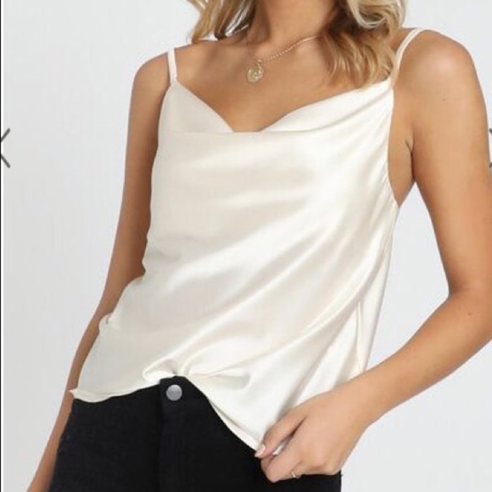 Showpo Satin Tank Top